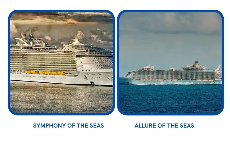 Allure of the Seas Vs Symphony of the Seas Cover image