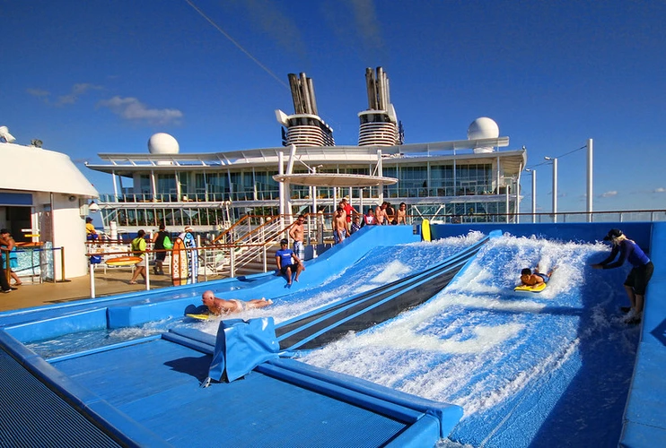 Flowrider on Allure of the Seas