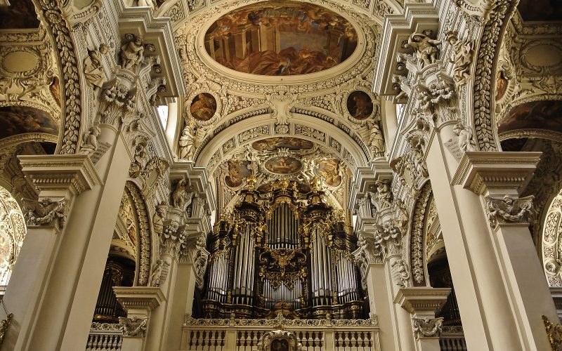 The largest organ in St. Stephen's Cathedral Passau